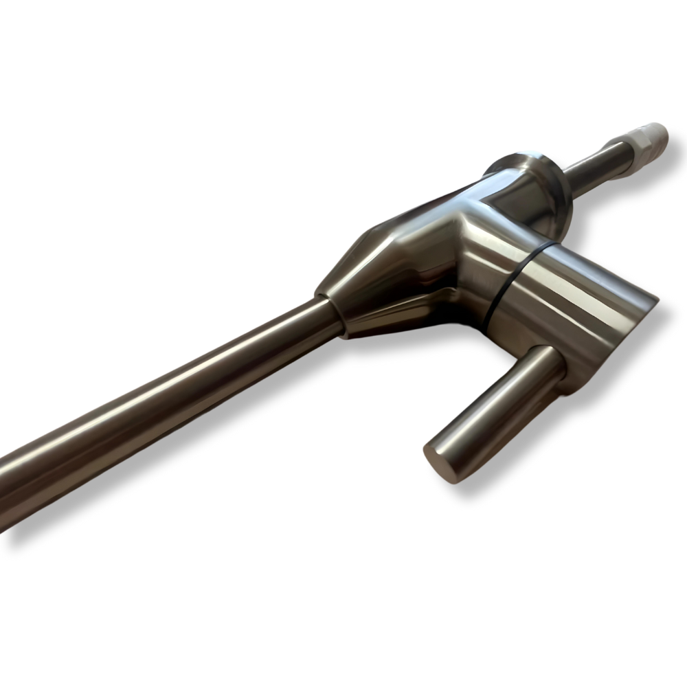 Filter Tap - Single Source Gooseneck - Brushed Nickel