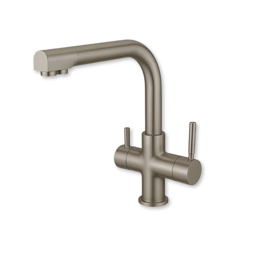 Integrated Tap Trinity - Brushed Nickle